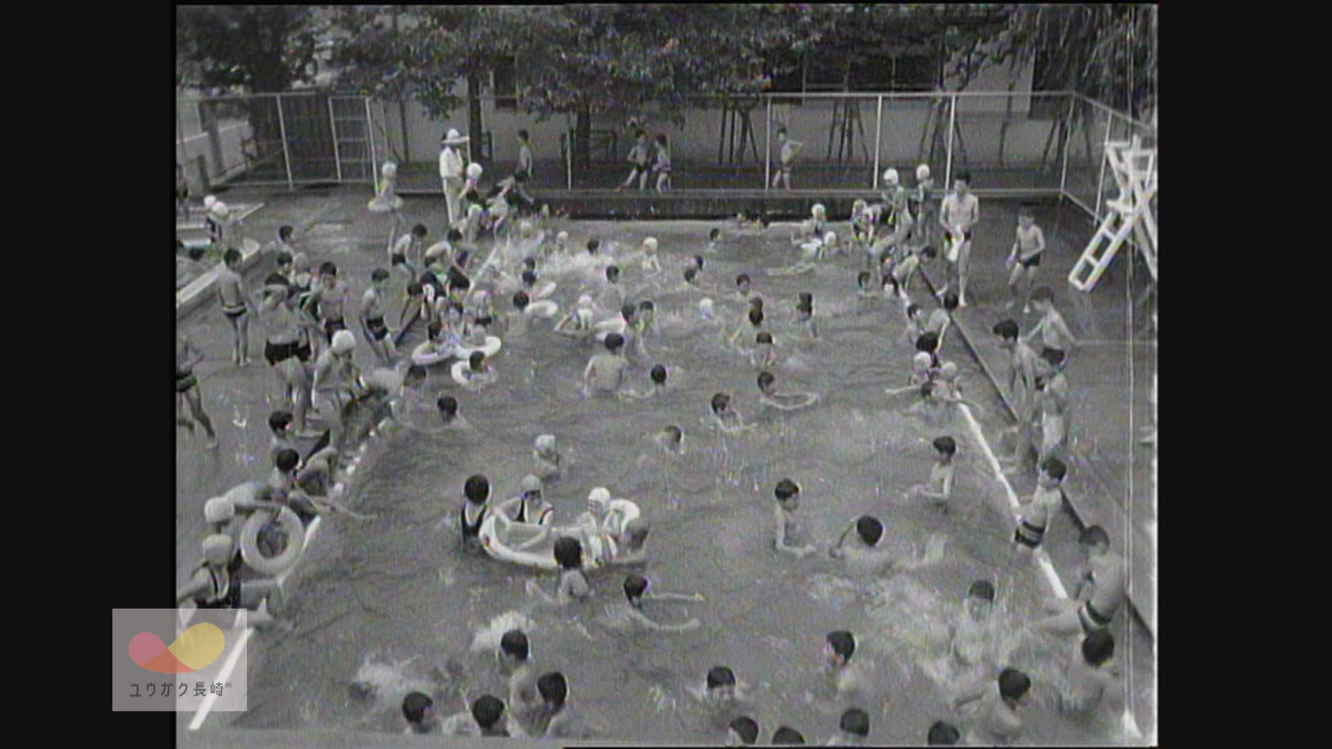大人気！旧親和銀行「しんわ子供ガーデン・プール」～夏休みの子供たちに開放　貴重映像　イメージ