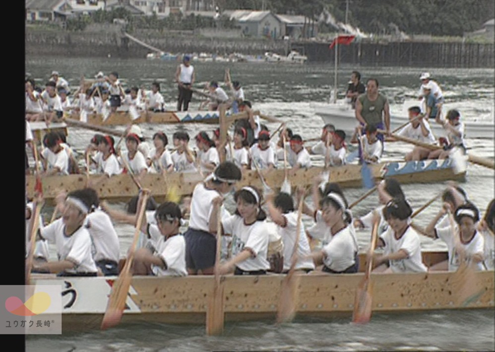 圧巻！全校生徒470人参加！ ～橘中学校ペーロン大会～　イメージ