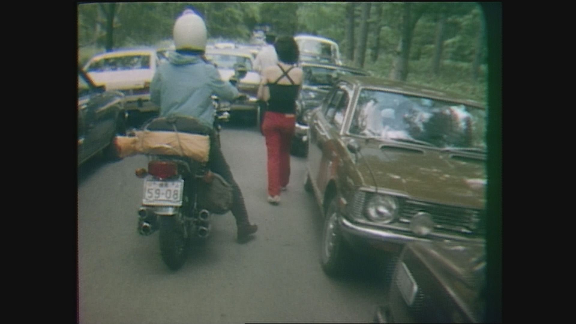 上高地が大渋滞（1977年）イメージ