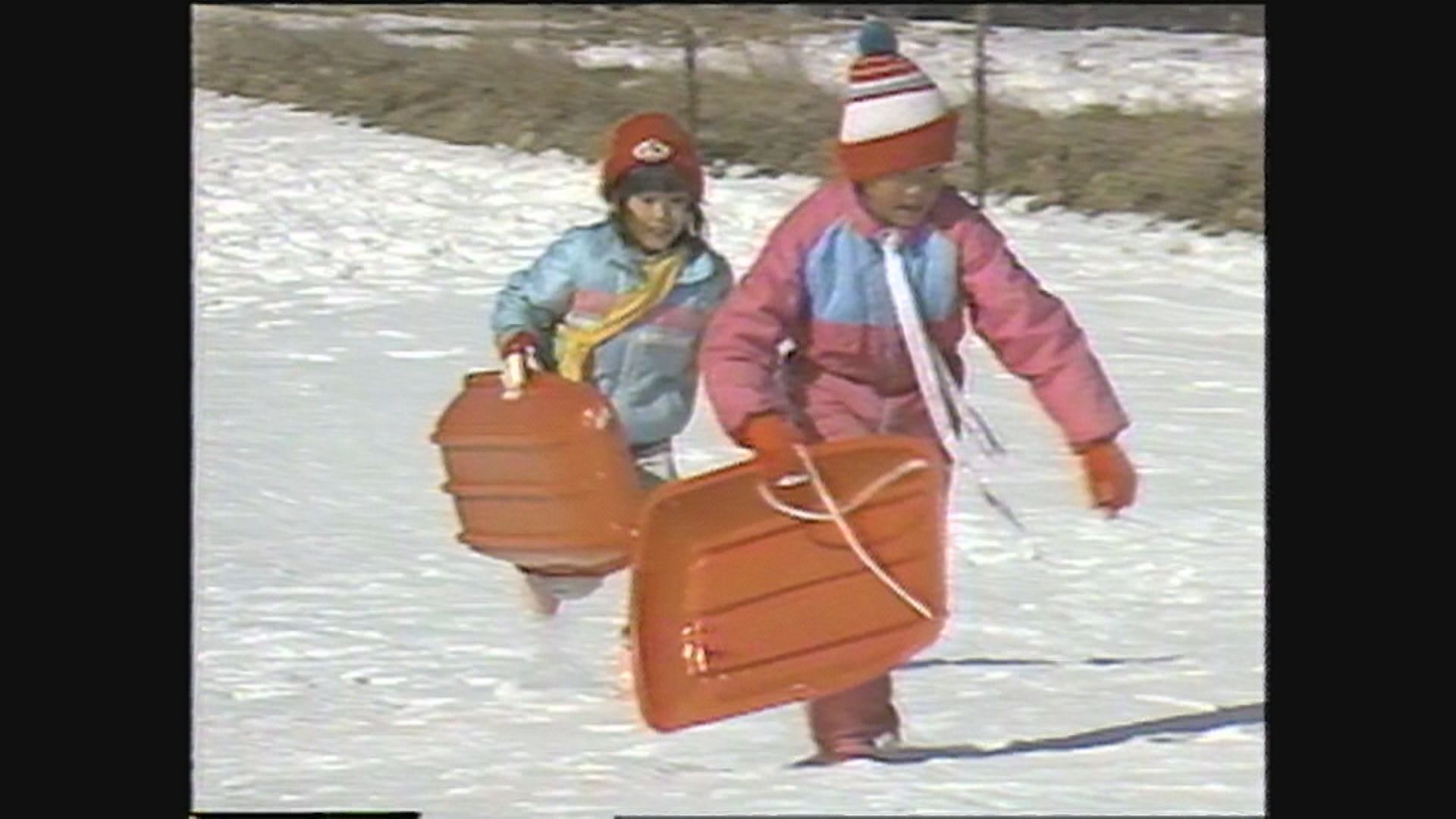 松本・美ヶ原分校の雪祭り（1986年）イメージ