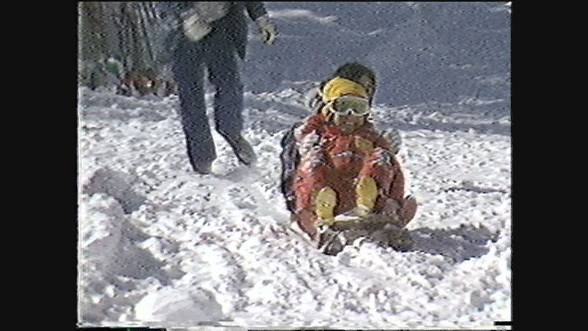 安曇村大野川小の雪祭り（1984年）イメージ
