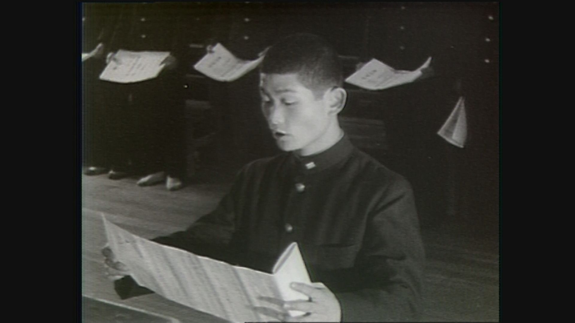 長野工業高校で卒業式（1959年）イメージ